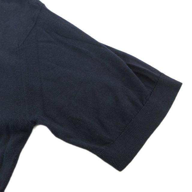 【中古】ジョンスメドレー JOHN SMEDLEY ポロシャツ ニット 半袖 M 紺 ネイビー /UO メンズ_2