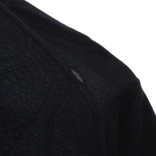 【中古】ジョンスメドレー JOHN SMEDLEY ポロシャツ ニット 半袖 M 紺 ネイビー /UO メンズ_4