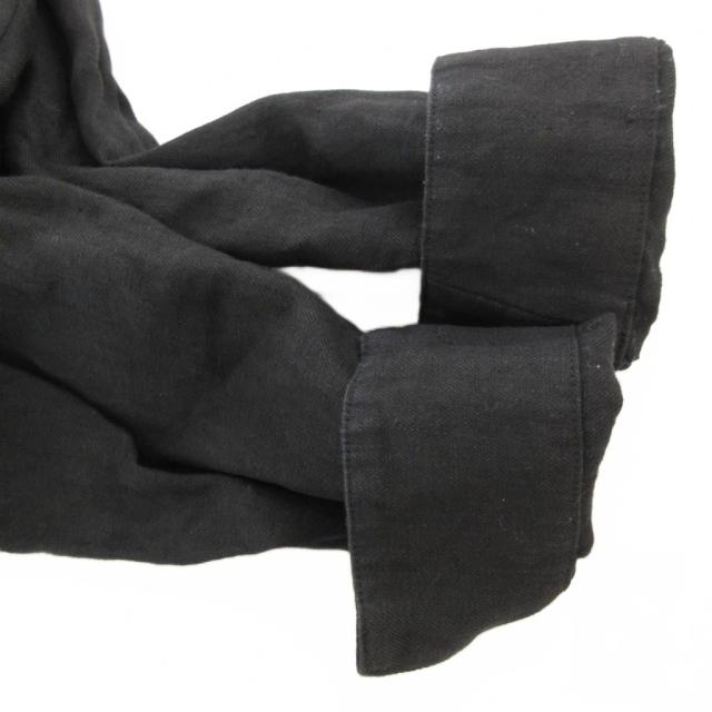 中古】SA-RAH ラップワンピース カシュクール ロング ブラック /UO