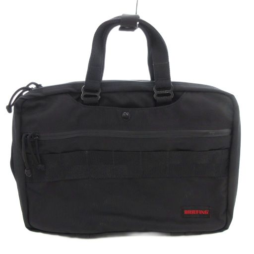 【中古】ブリーフィング BRIEFING MOLLE BAG MW WP 3WAY バックパック ブリーフケース クラッチ 黒 ブラック /UO