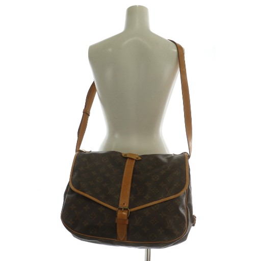 【中古】ルイヴィトン LOUIS VUITTON モノグラム ソミュール35 ショルダーバッグ M42254 /XZ ■OH レディース 中古】ルイヴィトン LOUIS VUITTON モノグラム ソミュール35