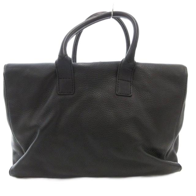 中古】0914 gonguilsa トートバッグ レザー 黒 ブラック /AE レディース