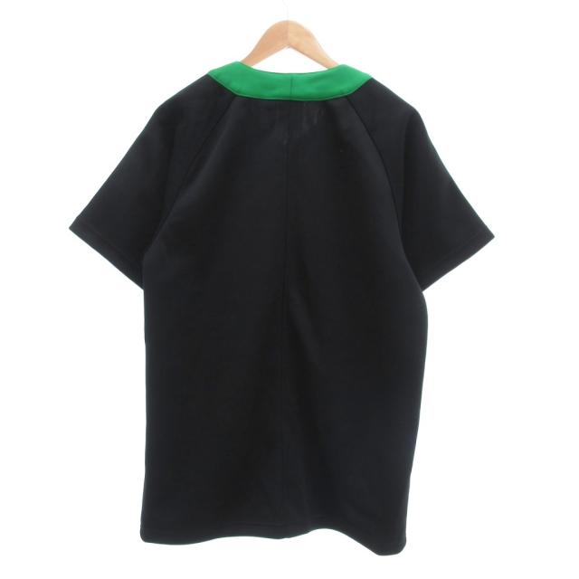 【中古】未使用品 アディダスオリジナルス adidas originals タグ付き アディカラー クラシックス+ 半袖シャツ M 黒_1