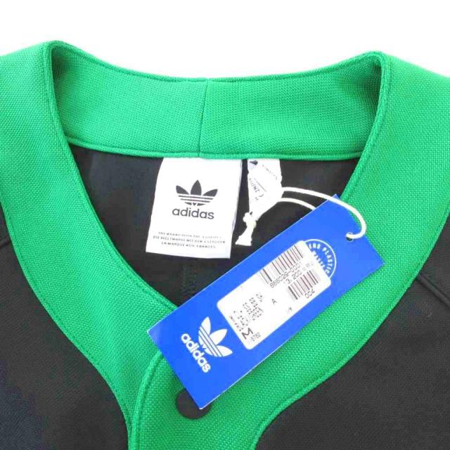 【中古】未使用品 アディダスオリジナルス adidas originals タグ付き アディカラー クラシックス+ 半袖シャツ M 黒_3