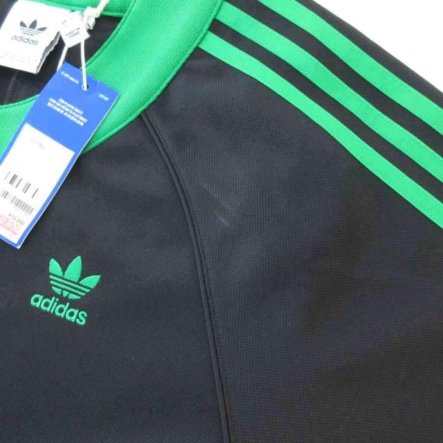 【中古】未使用品 アディダスオリジナルス adidas originals タグ付き アディカラー クラシックス+ 半袖シャツ M 黒_4