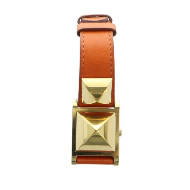 中古】エルメス HERMES ジャンク品 メドール 腕時計 ウォッチ クォーツ