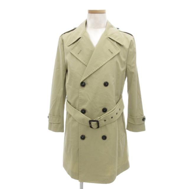 【中古】未使用品 ドルチェ&ガッバーナ ドルガバ DOLCE&GABBANA タグ付き トレンチコート ダブル ベルト付き 44
