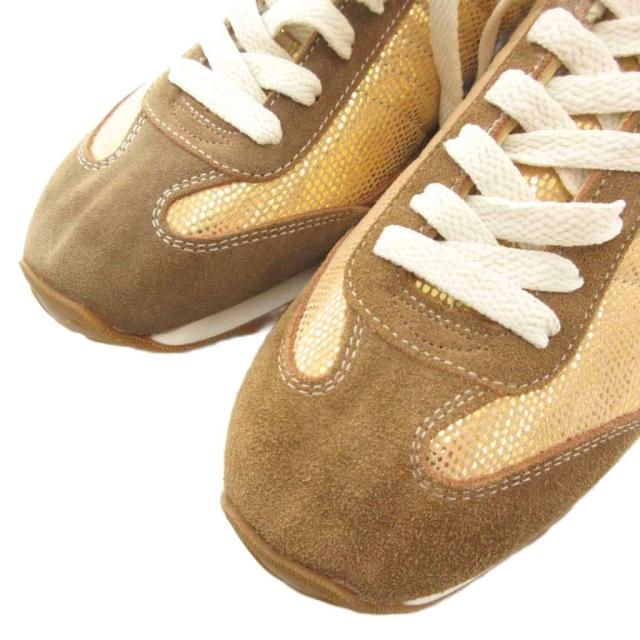 【中古】パトリック PATRICK IGMARA スニーカー 42 26.5cm シューズ ローカット ゴールドカラー 527685 /AE メンズ