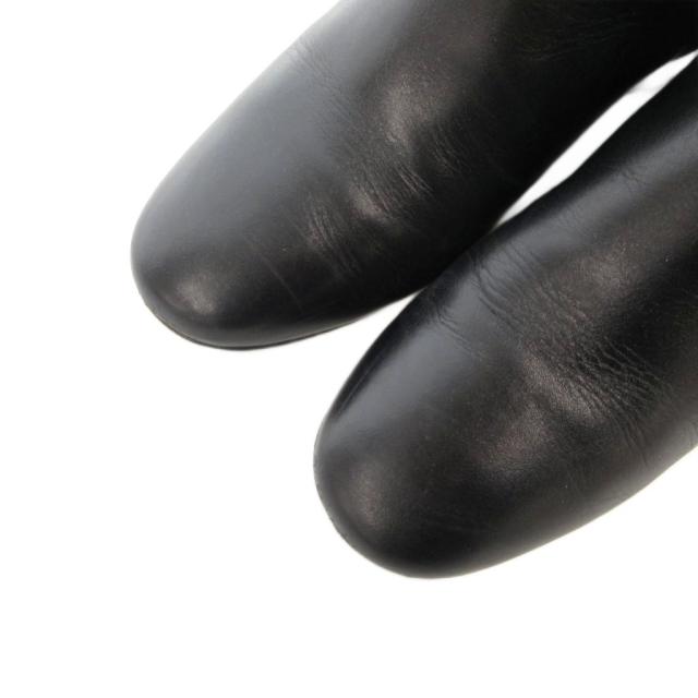 【中古】コールハーン COLE HAAN LAURALYN ローラリン ストレッチ ロングブーツ 6.5B サイドジップ ウェッジソール