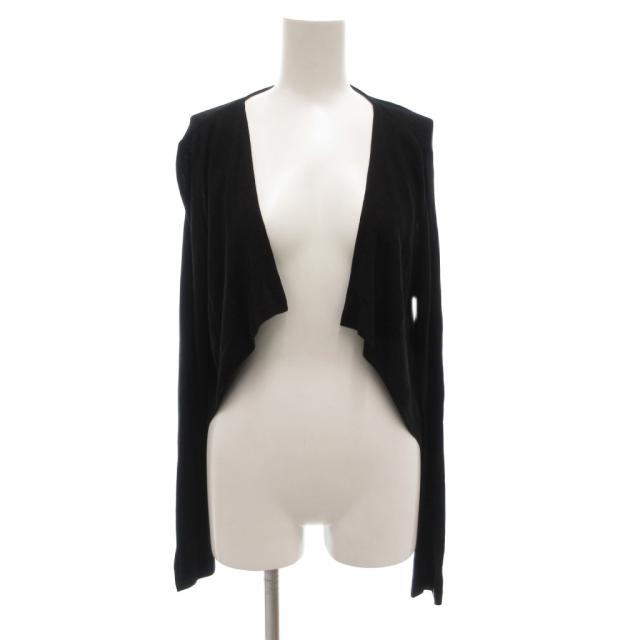 【中古】デイジーリンフォクシー DAISY LIN For FOXEY 美品 Seaweed cardigan カーディガン ニット 38 長袖 薄手 黒