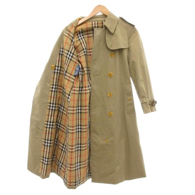 中古】バーバリーズ Burberrys トレンチコート 裏地ノバチェック