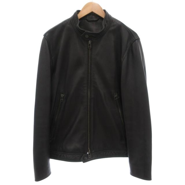 【中古】エストネーション ESTNATION 23年 シープレザードライバーズジャケット ライダース XL シングル