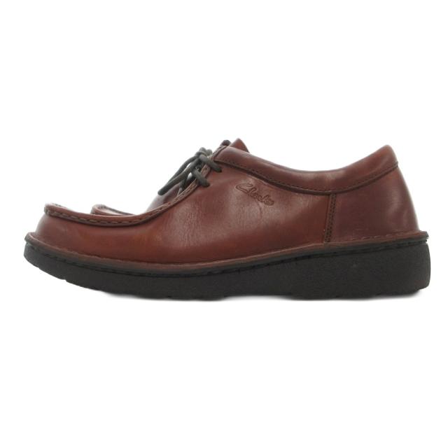 【中古】クラークス clarks active AIR サルタンサン ワラビーシューズ 革靴 8.5 26.5cm レザー 茶 ブラウン /AE