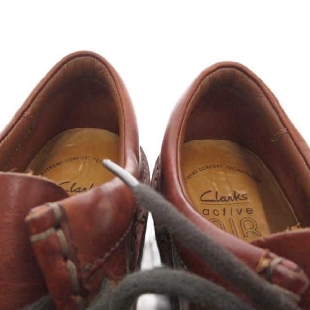 【中古】クラークス clarks active AIR サルタンサン ワラビーシューズ 革靴 8.5 26.5cm レザー 茶 ブラウン /AE