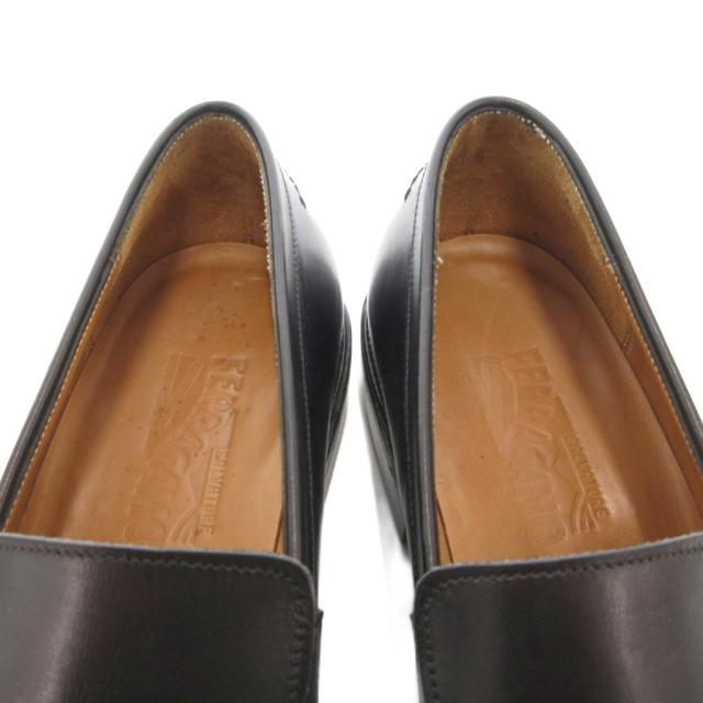 【中古】サルヴァトーレフェラガモ Salvatore Ferragamo ビットローファー 8.5 26.5cm シューズ Uチップ レザー