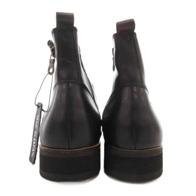 【中古】未使用品 ヒロミチナカノ hiromichi nakano タグ付き ショートブーツ 26.5cm ストレートチップ