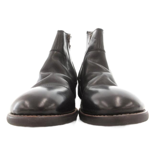 【中古】未使用品 ヒロミチナカノ hiromichi nakano タグ付き ショートブーツ 26.5cm ストレートチップ