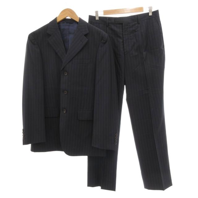 【中古】ポールスミス COLLECTION エルメネジルドゼニア セットアップ スーツ テーラードジャケット パンツ L
