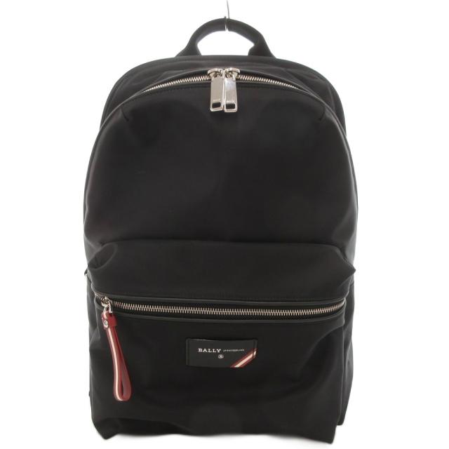 【中古】バリー BALLY 美品 FEREY バックパック リュックサック ナイロン ブラック /UO メンズ レディース