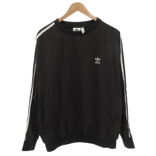 【中古】アディダスオリジナルス BEAMS 別注 18SS ナイロンプルオーバートラックトップ トレーナー プルオーバー M