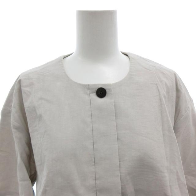 中古】セオリーリュクス 25SS Lush Linen Khloe ノーカラージャケット
