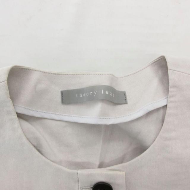 中古】セオリーリュクス 25SS Lush Linen Khloe ノーカラージャケット