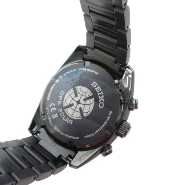 【中古】セイコー SEIKO ASTRON アストロン グローバルライン 腕時計 電波ソーラー GPS クロノグラフ 黒系 SBXC079_1