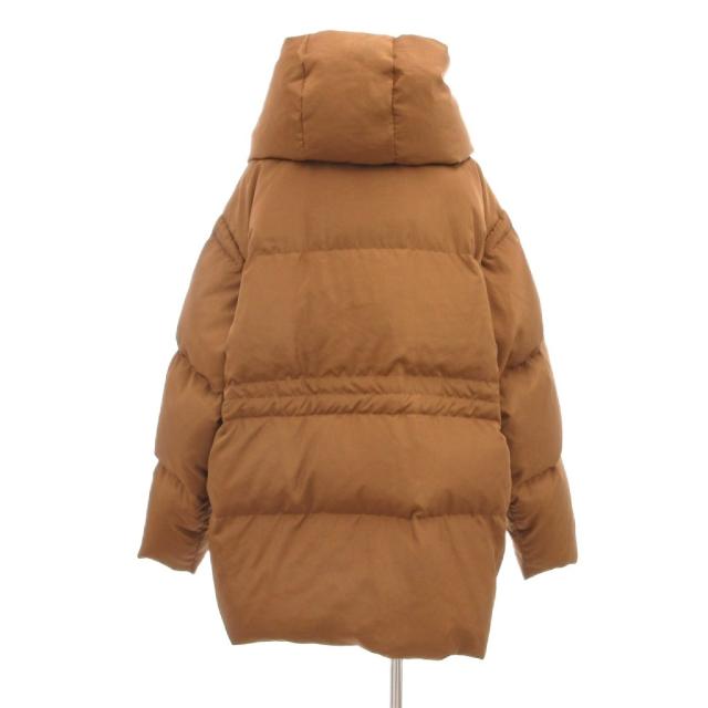 【中古】6 B&Y HOODED STOLE DOWN JACKET ダウンジャケット フード付き オーバーサイズ ジップアップ 36_1