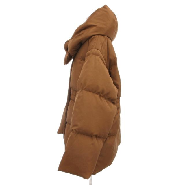 【中古】6 B&Y HOODED STOLE DOWN JACKET ダウンジャケット フード付き オーバーサイズ ジップアップ 36_2