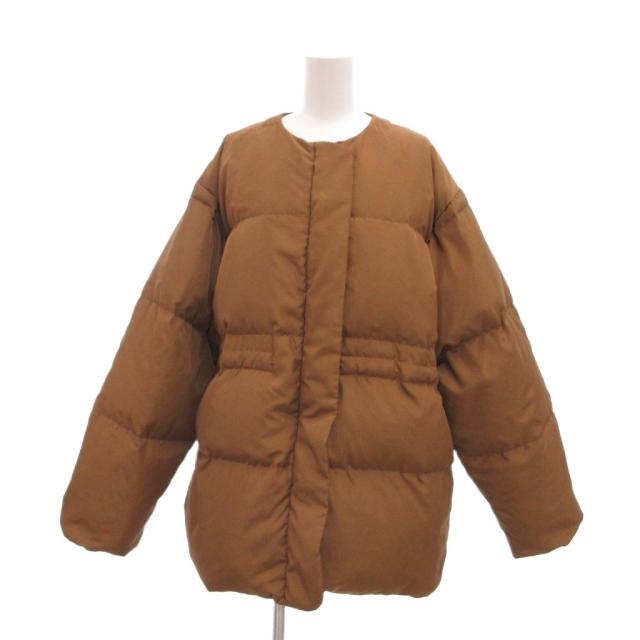 【中古】6 B&Y HOODED STOLE DOWN JACKET ダウンジャケット フード付き オーバーサイズ ジップアップ 36_3