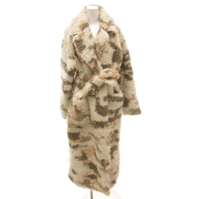 【中古】アグ Alesandra Faux Fur Coat Nov アレサンドラ フォー ファー コート ビッグシルエット S/M ベージュ