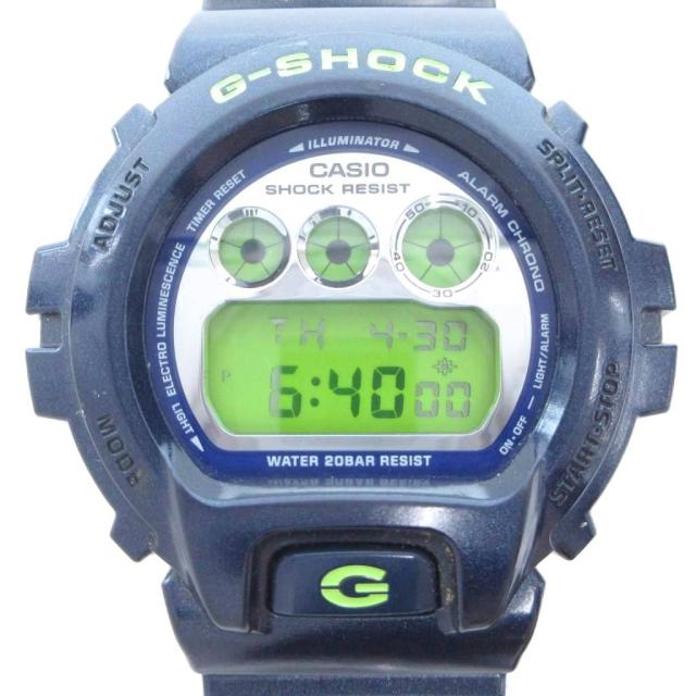 【中古】カシオジーショック CASIO G-SHOCK 腕時計 ウォッチ クォーツ デジタル デイト付き メタリックカラー