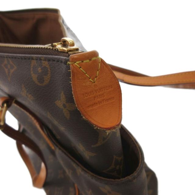 【中古】ルイヴィトン LOUIS VUITTON トータリーMM トートバッグ モノグラム キャンバス 茶 ブラウン M41015 /UO_6