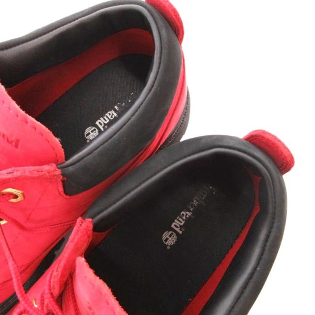 【中古】ティンバーランド Timberland CLASSIC OX クラッシックオックスフォードブーツ レースアップシューズ 赤 29