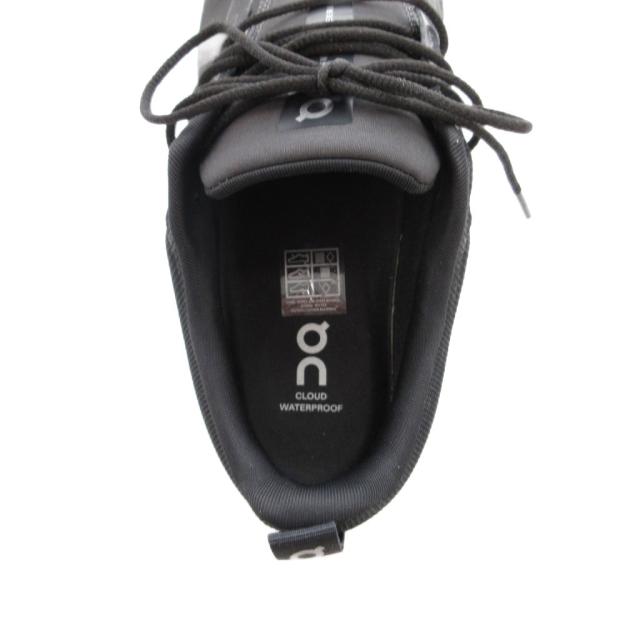 【中古】オン ON Cloud 6 WP スニーカー シューズ ローカット 黒 ブラック 28cm /FF