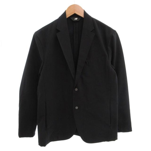 【中古】ニューバランス Met 24 SINGLE JACKET SLIM TAPERED FIT PANTS セットアップ ロゴ ジャケット パンツ S M_1
