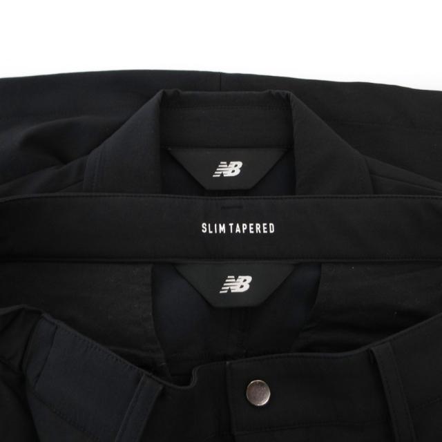 【中古】ニューバランス Met 24 SINGLE JACKET SLIM TAPERED FIT PANTS セットアップ ロゴ ジャケット パンツ S M_5