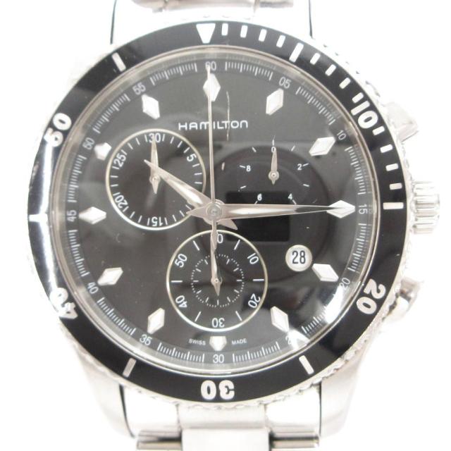 【中古】ハミルトン HAMILTON ジャズマスター Seaview Chrono Quartz 腕時計 H37512131 クオーツ クロノグラフ