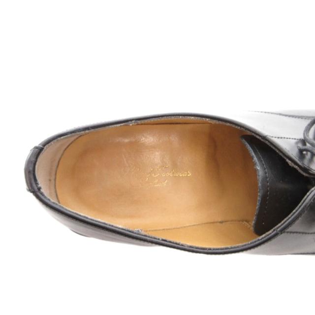 【中古】ロイド フットウェア Lloyd Footwear ビジネスシューズ レースアップ ドレス 外羽根 レザー 6.5 黒 ブラック_6