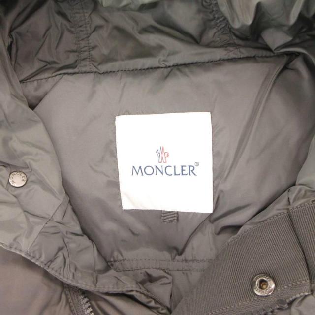 【中古】モンクレール MONCLER Sacai SERI ダウンジャケット ブルゾン フリル ロゴワッペン フード グレー_5