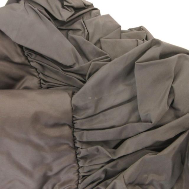 【中古】モンクレール MONCLER Sacai SERI ダウンジャケット ブルゾン フリル ロゴワッペン フード グレー_6