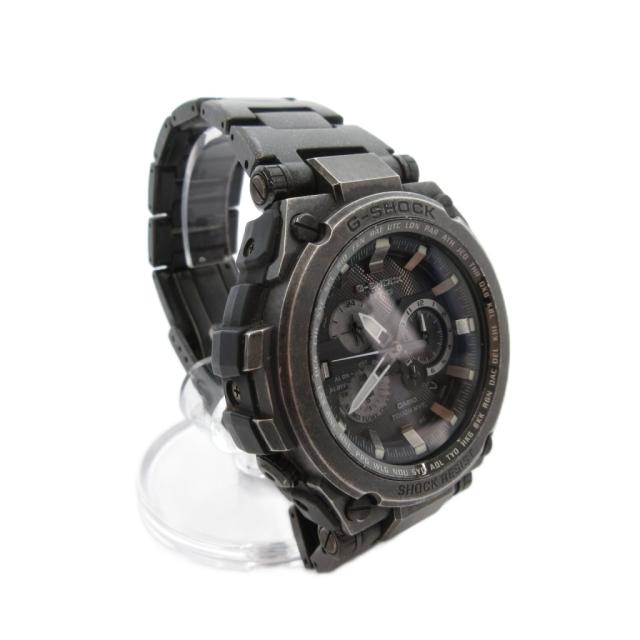 【中古】カシオジーショック CASIO G-SHOCK 腕時計 ソーラー 電波 メタル エイジド加工 MTG-S1000V-1AJF 黒 ブラック_2