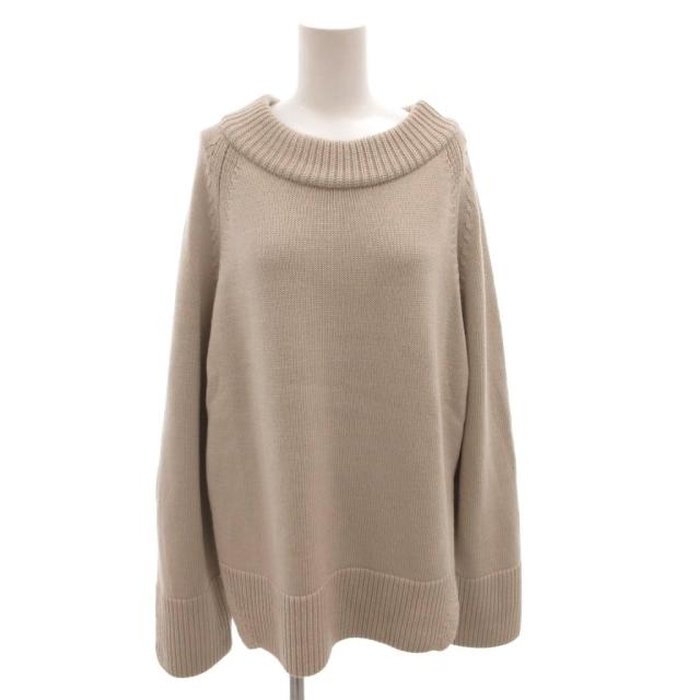 【中古】デイジーリンフォクシー Hampton Madam しっとりウールセーター ニット ウール 長袖 パウダーベージュ