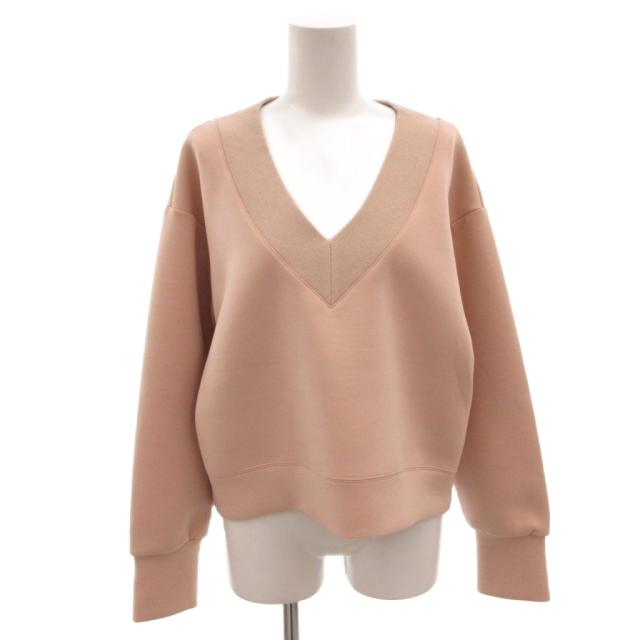 【中古】デイジーリンフォクシー Lady V Pullover ミルフィーユ スウェット トレーナー Vネック 長袖 ピンク