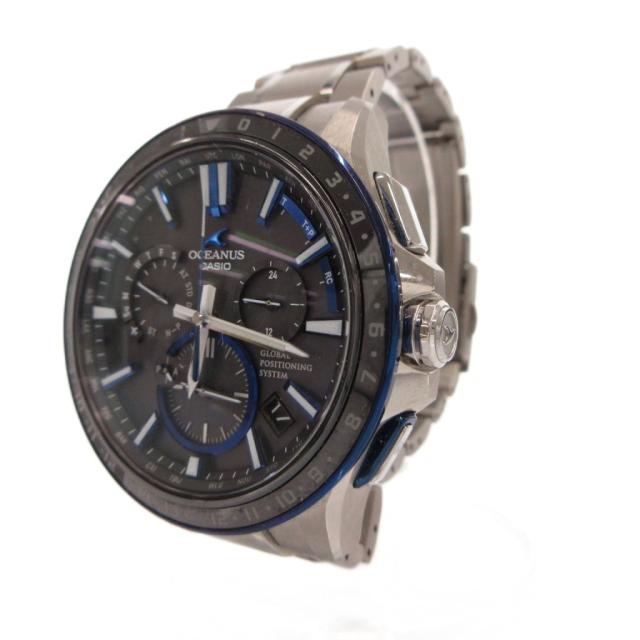 【中古】カシオ CASIO OCEANUS オシアナス 腕時計 ウォッチ アナログ ソーラー 文字盤ブラック OCW-G1200-1AJF_1