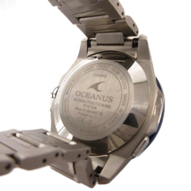 【中古】カシオ CASIO OCEANUS オシアナス 腕時計 ウォッチ アナログ ソーラー 文字盤ブラック OCW-G1200-1AJF_6