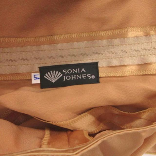 【中古】SONIA JOHNES ソニア ジョーンズ タグ付き フラメンコ衣装 ロングスカート レース ゴールドカラー_2