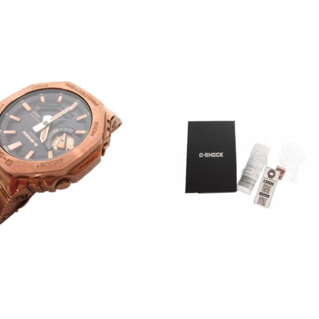 【中古】カシオジーショック CASIO G-SHOCK フルメタル 腕時計 タフソーラー ローズゴールドカラー GM-B2100GD-5AJF_8