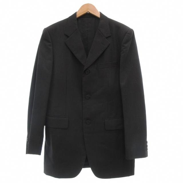 【中古】タケオキクチ TAKEO KIKUCHI SUITS 美品 3ピース スーツ テーラードジャケット ベスト パンツ スラックス_1