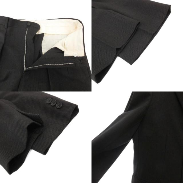 【中古】タケオキクチ TAKEO KIKUCHI SUITS 美品 3ピース スーツ テーラードジャケット ベスト パンツ スラックス_8